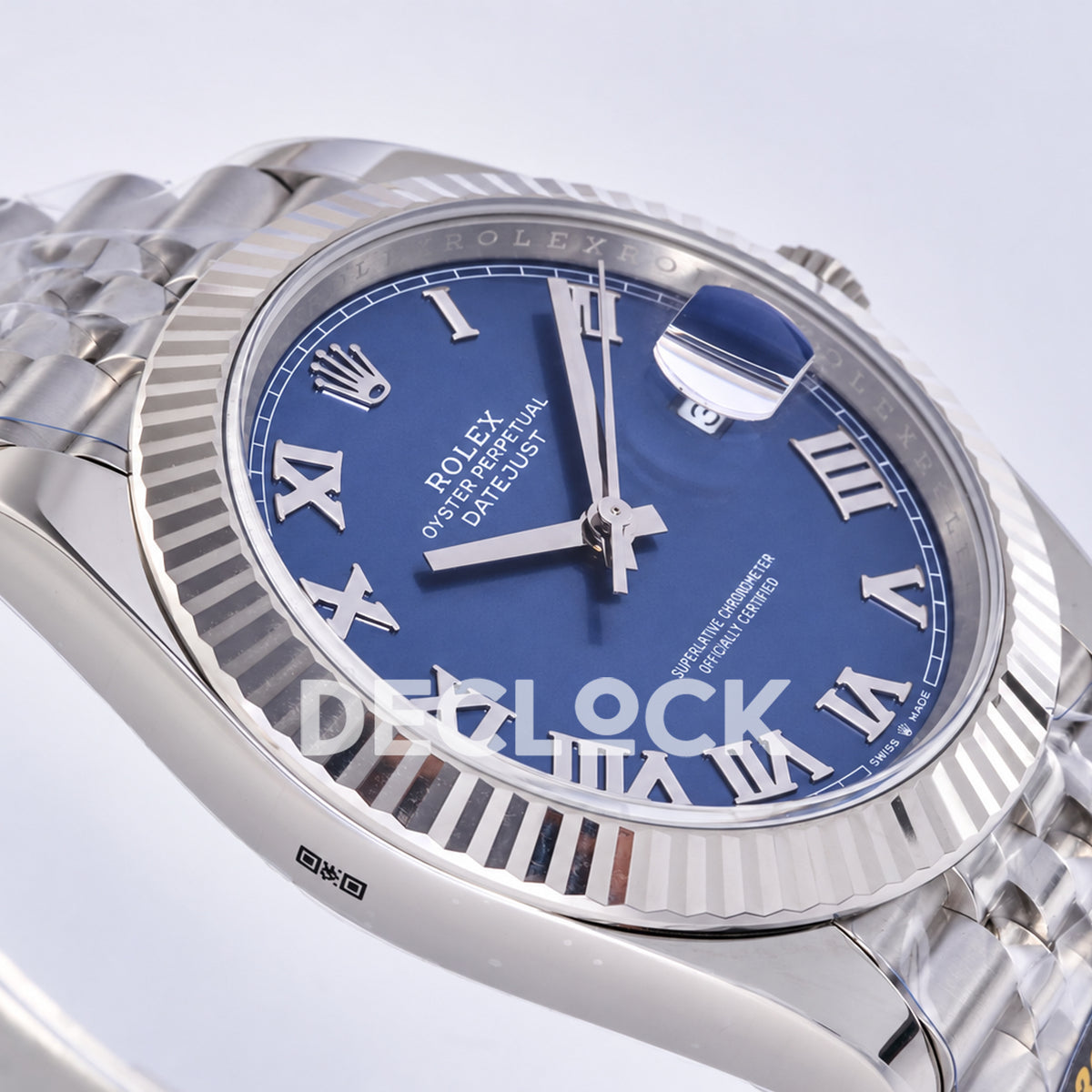 Rolex Datejust 41 126334 Blue Roman Dial Jubilee JF JH3235 Free Sprung
