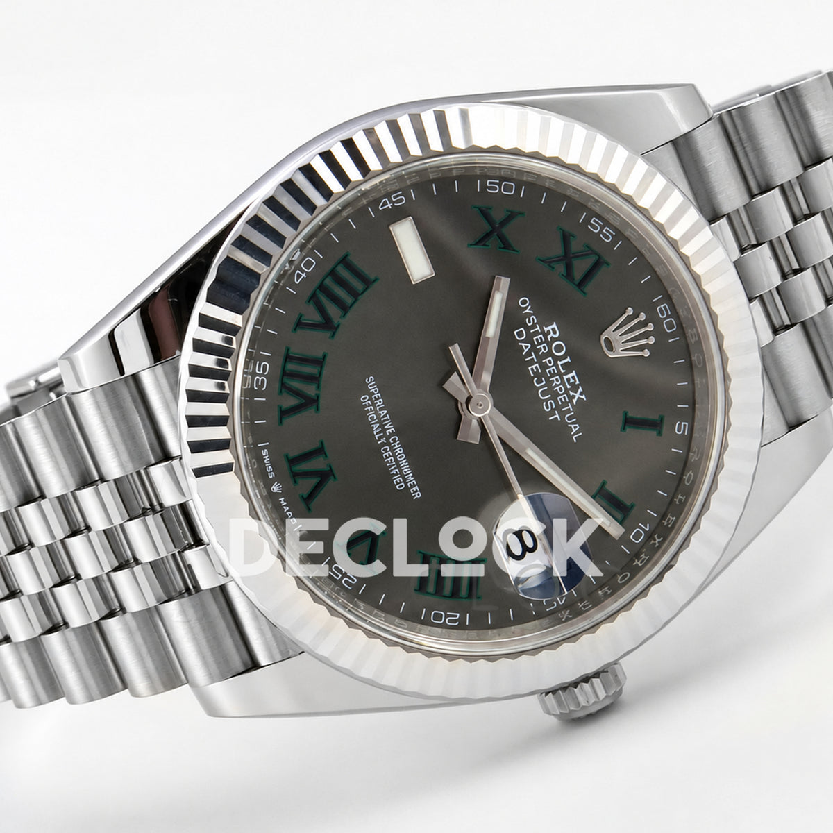 Rolex Datejust 41 126334 Wimbledon Jubilee Clean Plus JH3235 Free Sprung