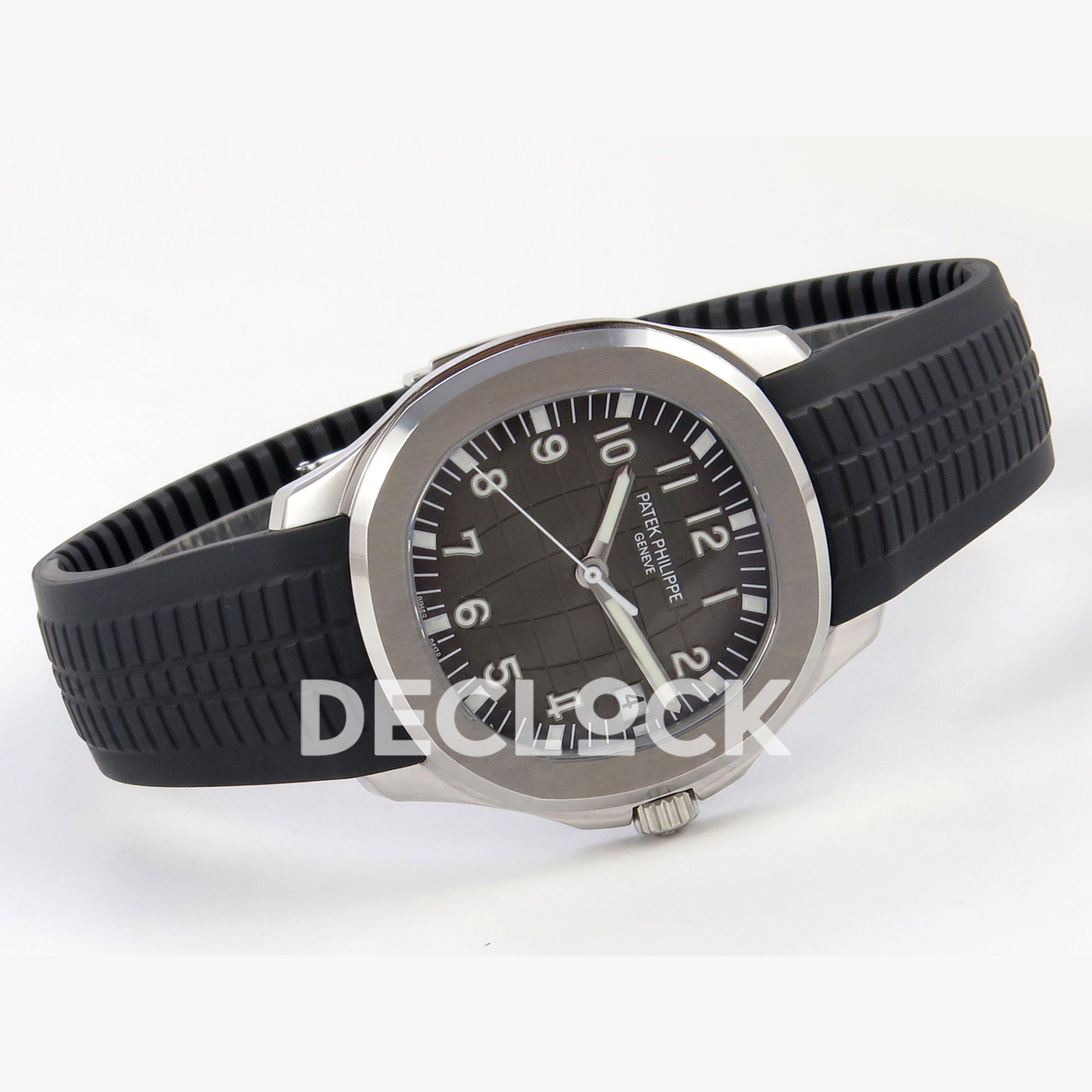 Patek Philippe Aquanaut 5167 SS DDF Gray Dial on Black Rubber Strap DBP330 Super Clone