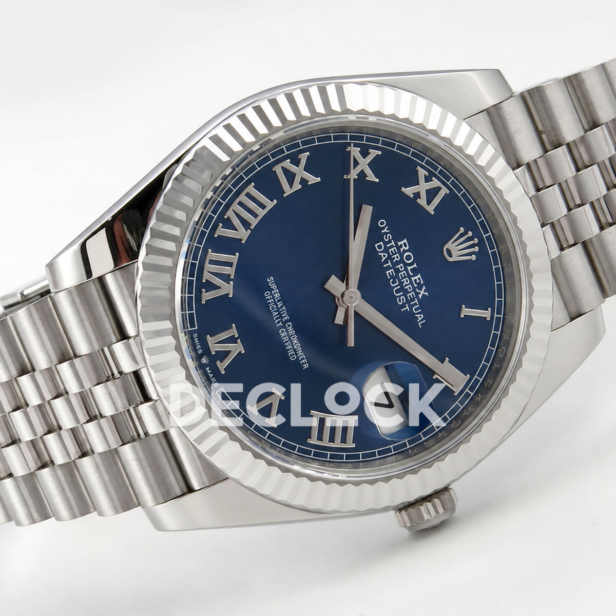 Rolex Datejust 41 126334 Blue Roman Dial Jubilee Clean Plus JH3235 Free Sprung