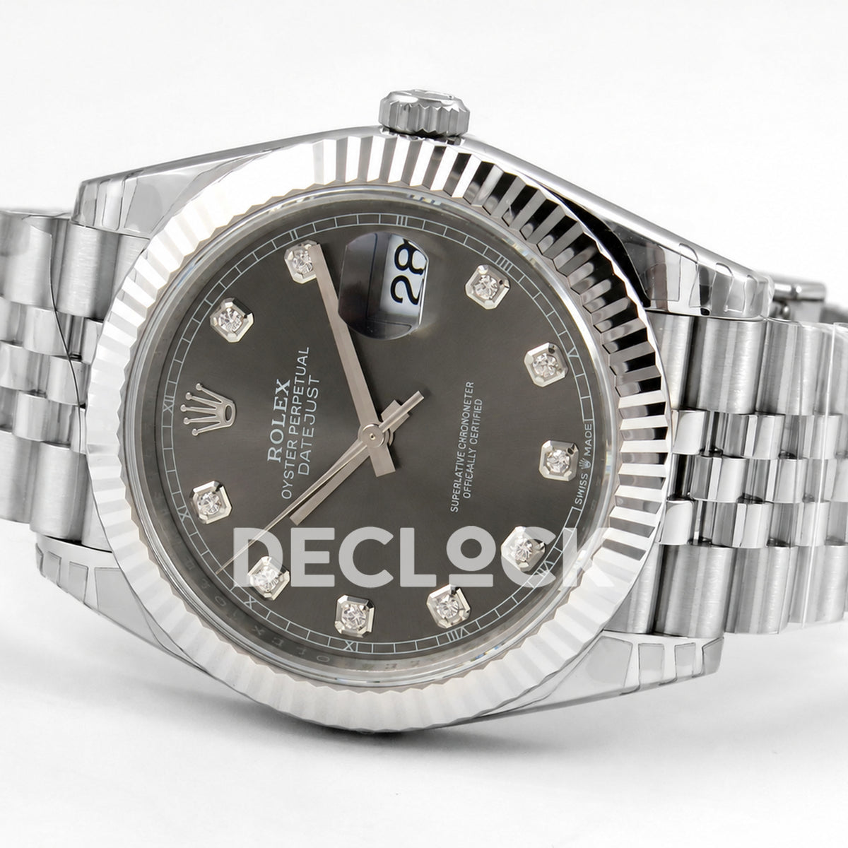 Rolex Datejust 41 126334 Grey Diamond Dial Jubilee VSF VS3235 V2