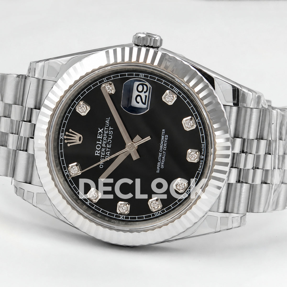 Rolex Datejust 41 126334 Black Diamond Dial Jubilee VSF VS3235 V2