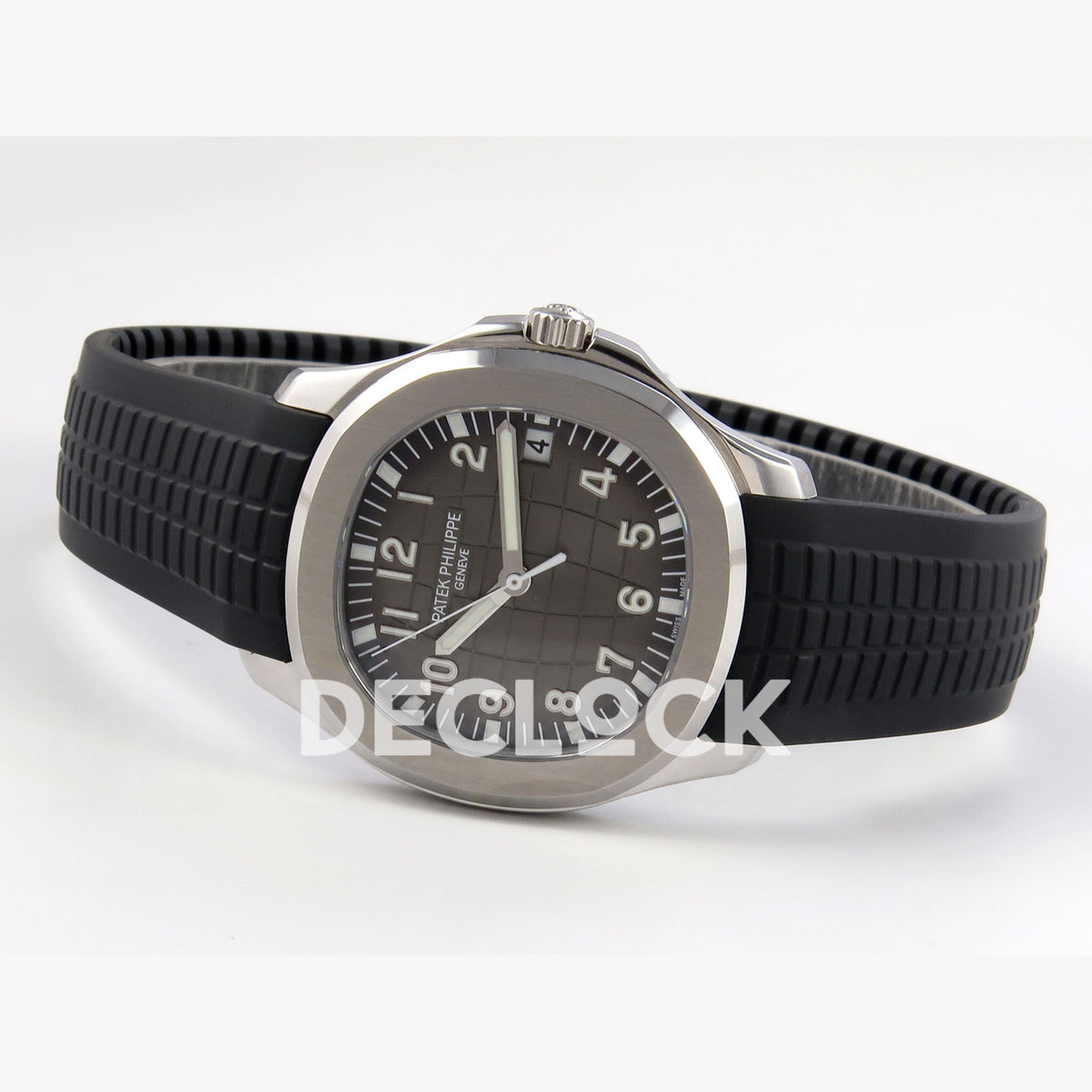 Patek Philippe Aquanaut 5167 SS DDF Gray Dial on Black Rubber Strap DBP330 Super Clone