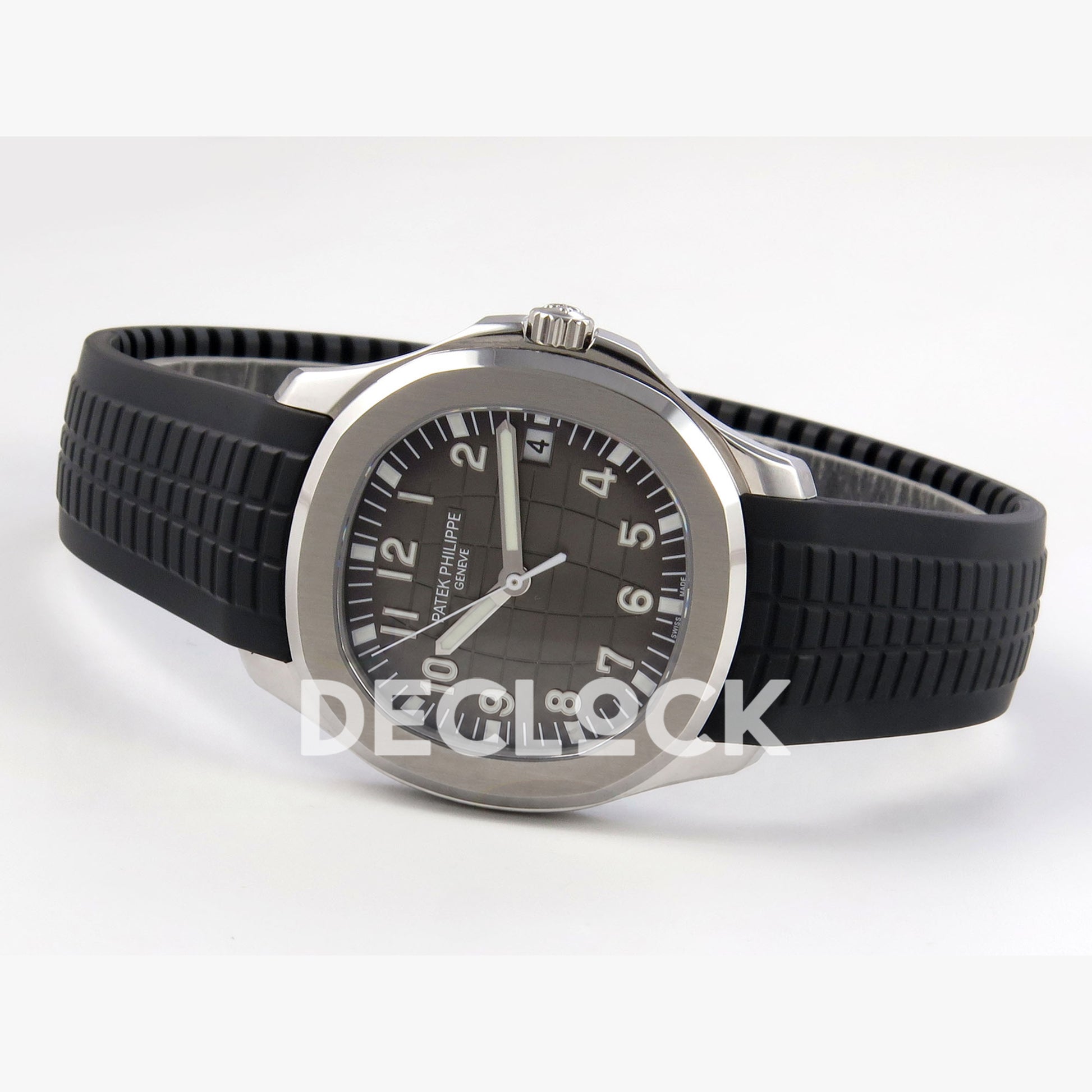 Patek Philippe Aquanaut 5167 SS DDF Gray Dial on Black Rubber Strap DBP330 Super Clone