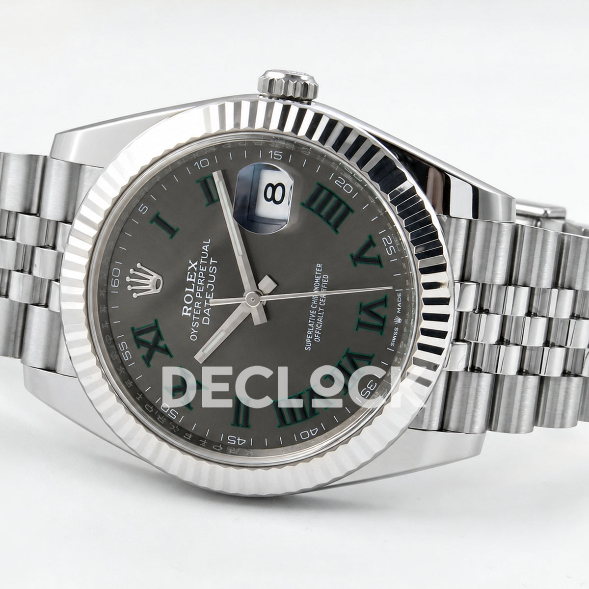 Rolex Datejust 41 126334 Wimbledon Jubilee Clean Plus JH3235 Free Sprung