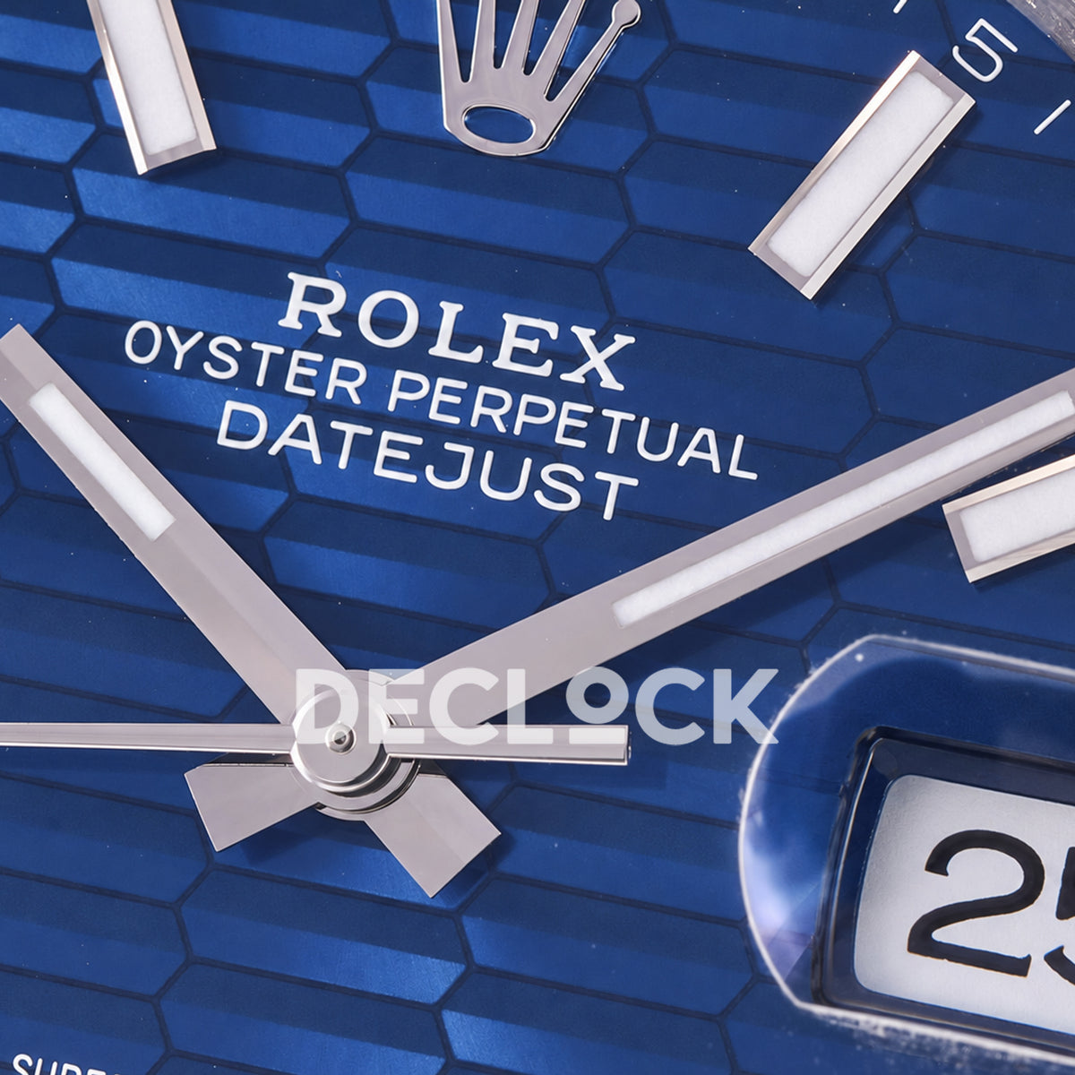 Rolex Datejust 41 126334 Blue Textured Stick Dial Jubilee JF JH3235 Free Sprung