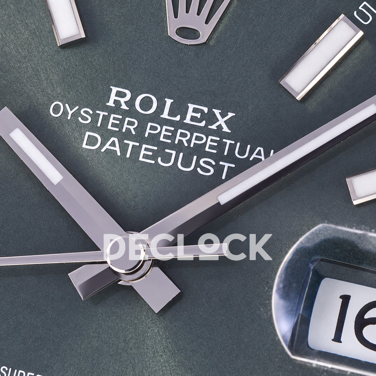 Rolex Datejust 41 126334 Green Stick Dial Jubilee JF JH3235 Free Sprung