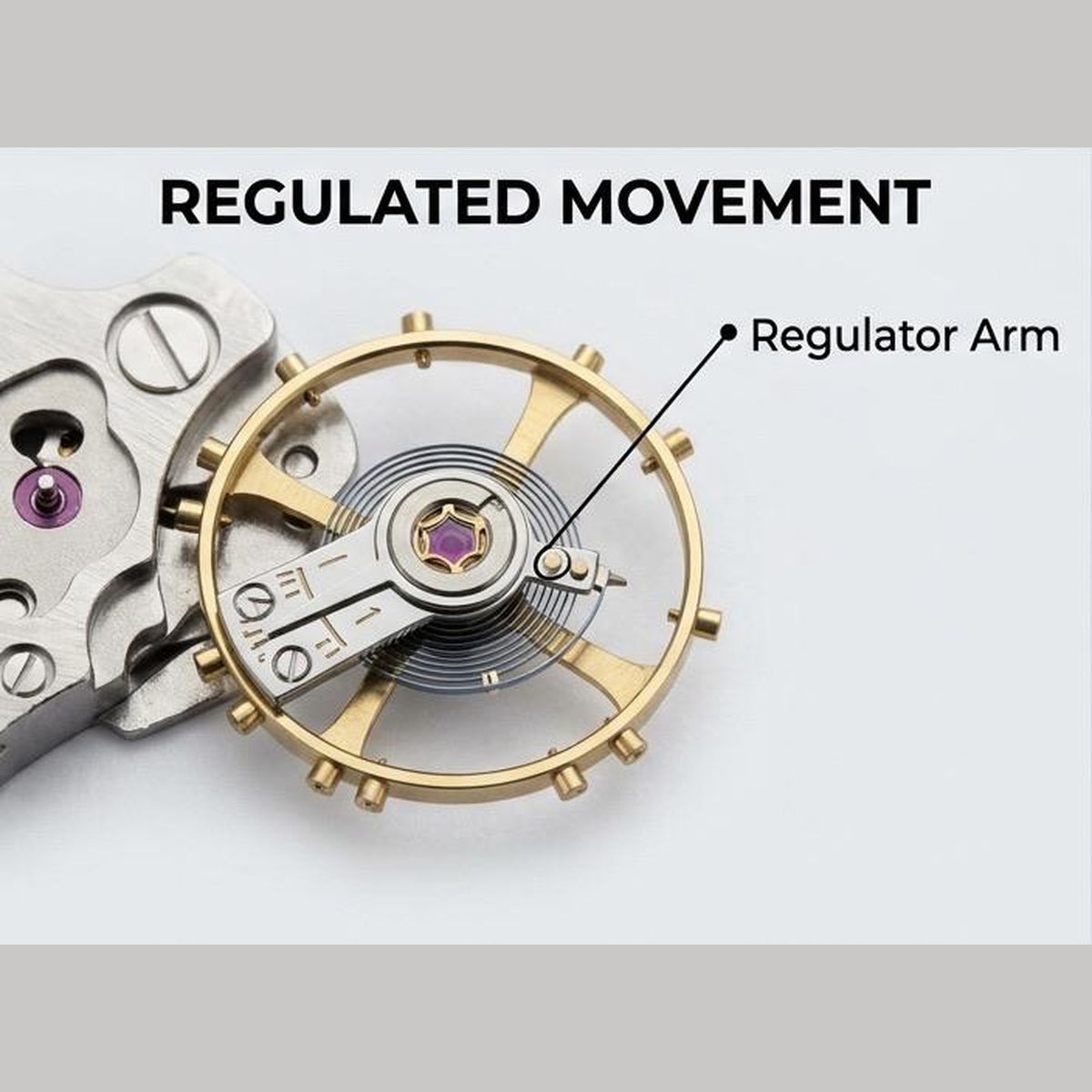 Free Sprung balance mechanism