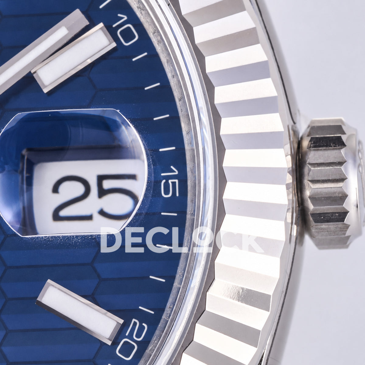 Rolex Datejust 41 126334 Blue Textured Stick Dial Jubilee JF JH3235 Free Sprung