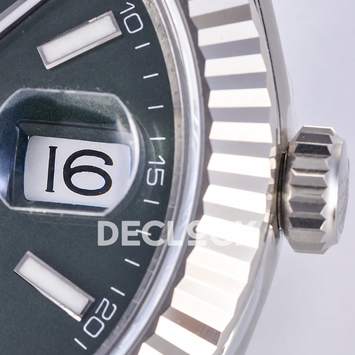 Rolex Datejust 41 126334 Green Stick Dial Jubilee JF JH3235 Free Sprung