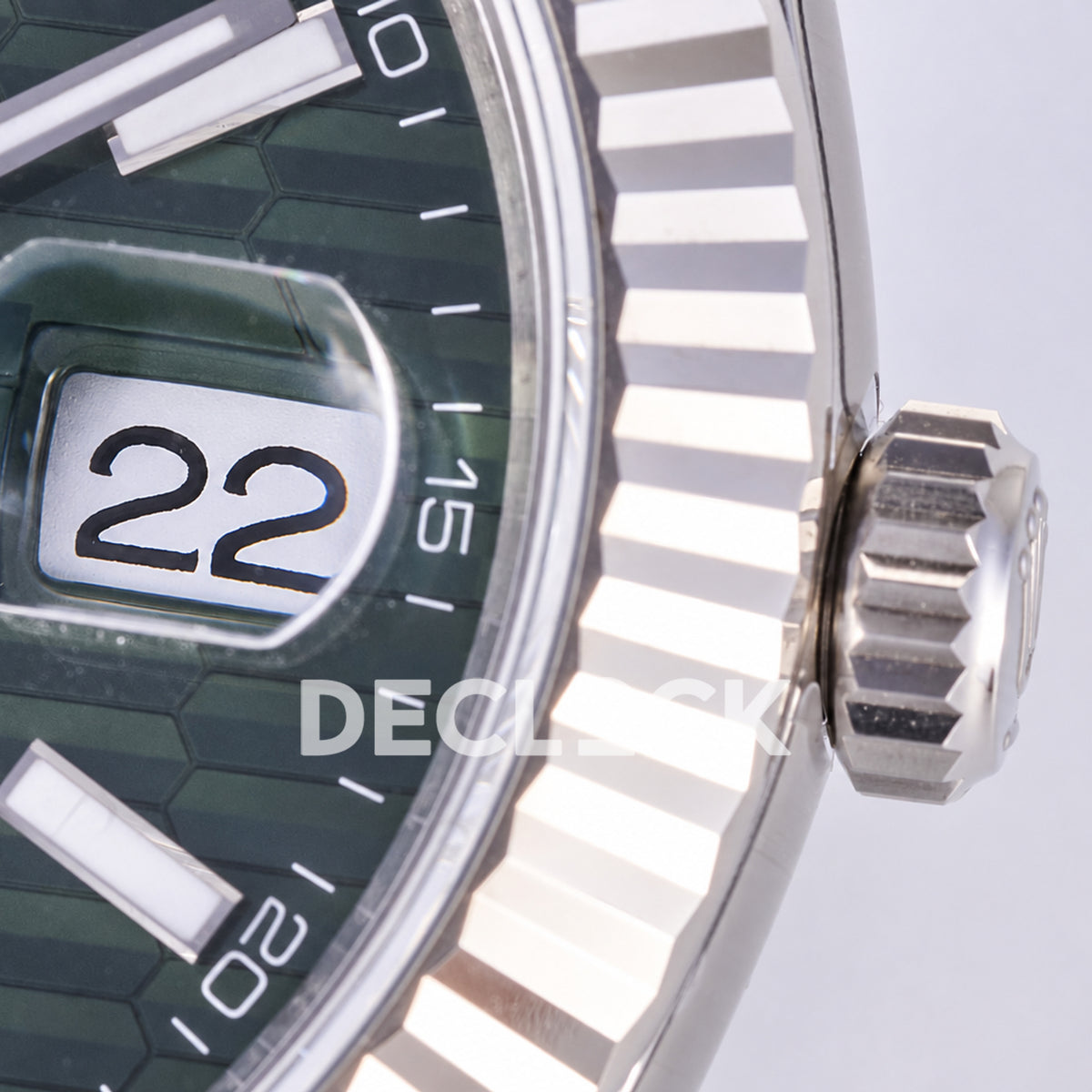 Rolex Datejust 41 126334 Green Textured Stick Dial Jubilee JF JH3235 Free Sprung