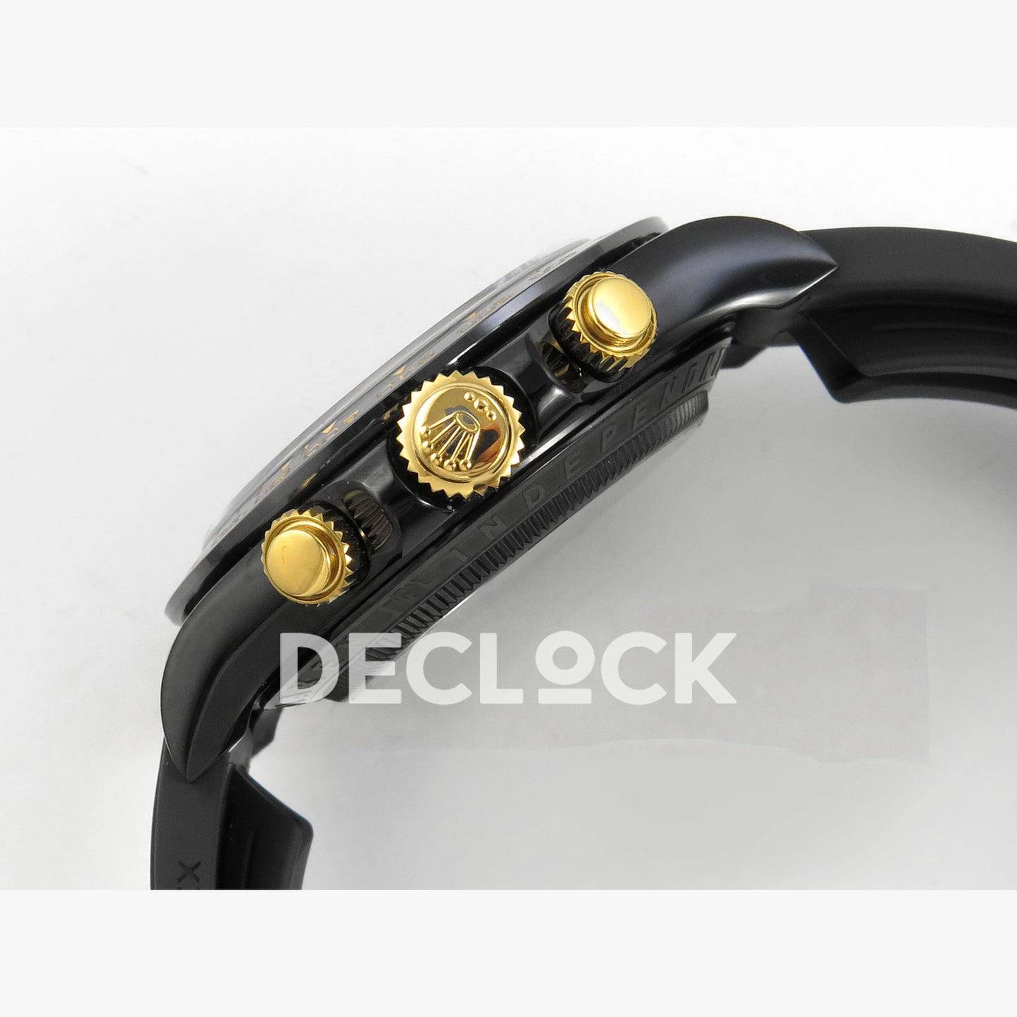 Rolex Daytona Blacken Ceramic Custom PVD SONIC Black Rubber SA4130