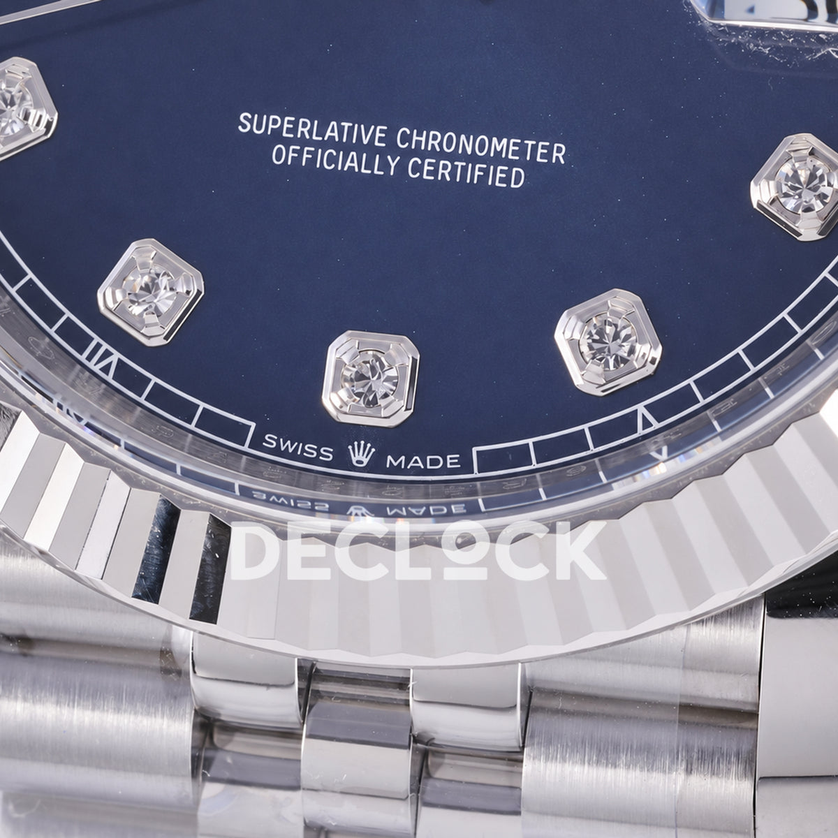 Rolex Datejust 41 126334 Blue Diamond Dial Jubilee JF JH3235 Free Sprung