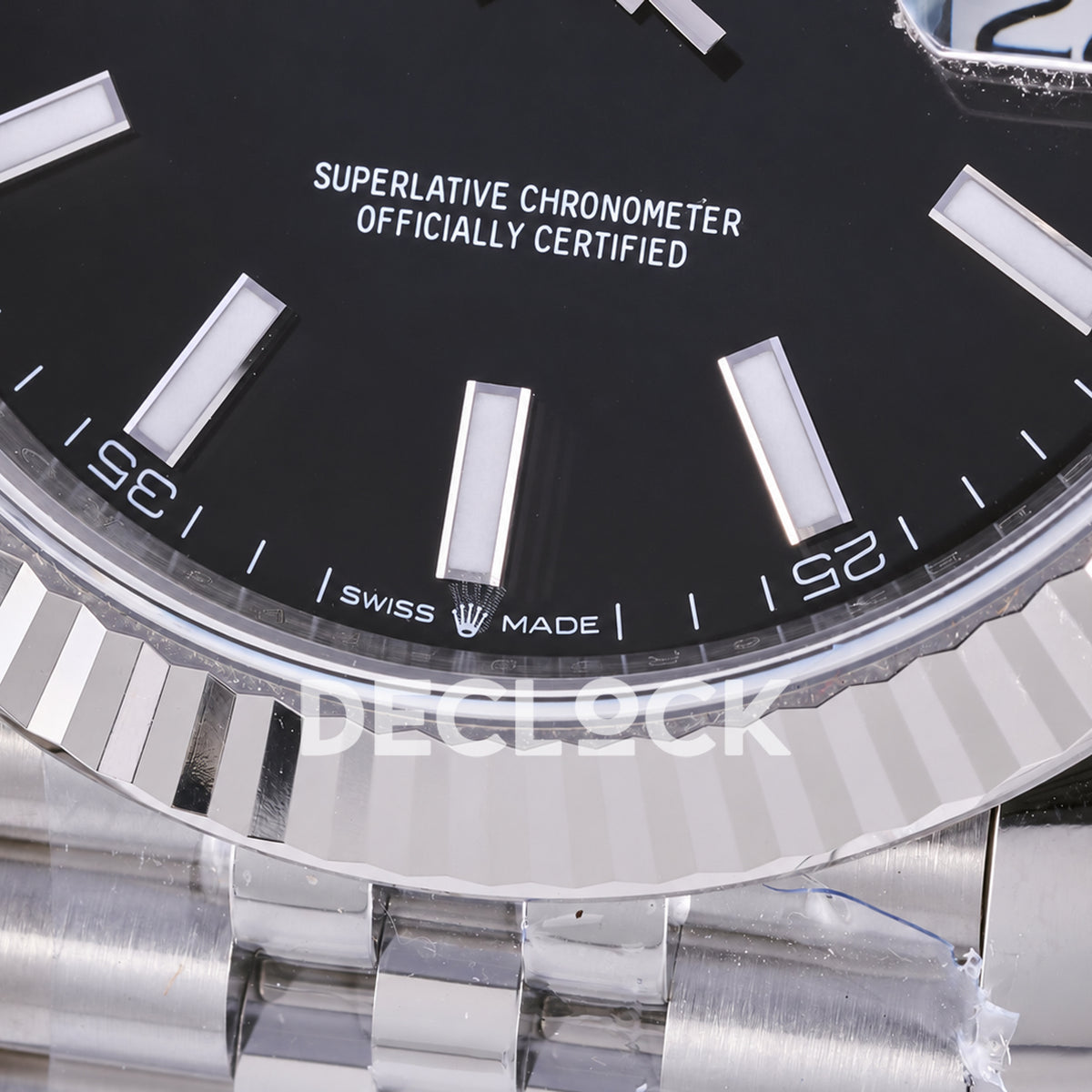 Rolex Datejust 41 126334 Black Stick Dial Jubilee JF JH3235 Free Sprung