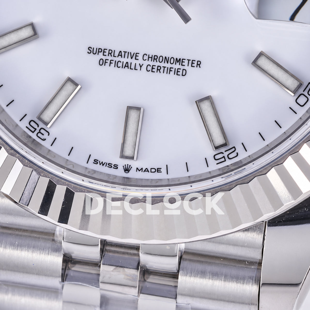 Rolex Datejust 41 126334 White Stick Dial Jubilee JF JH3235 Free Sprung