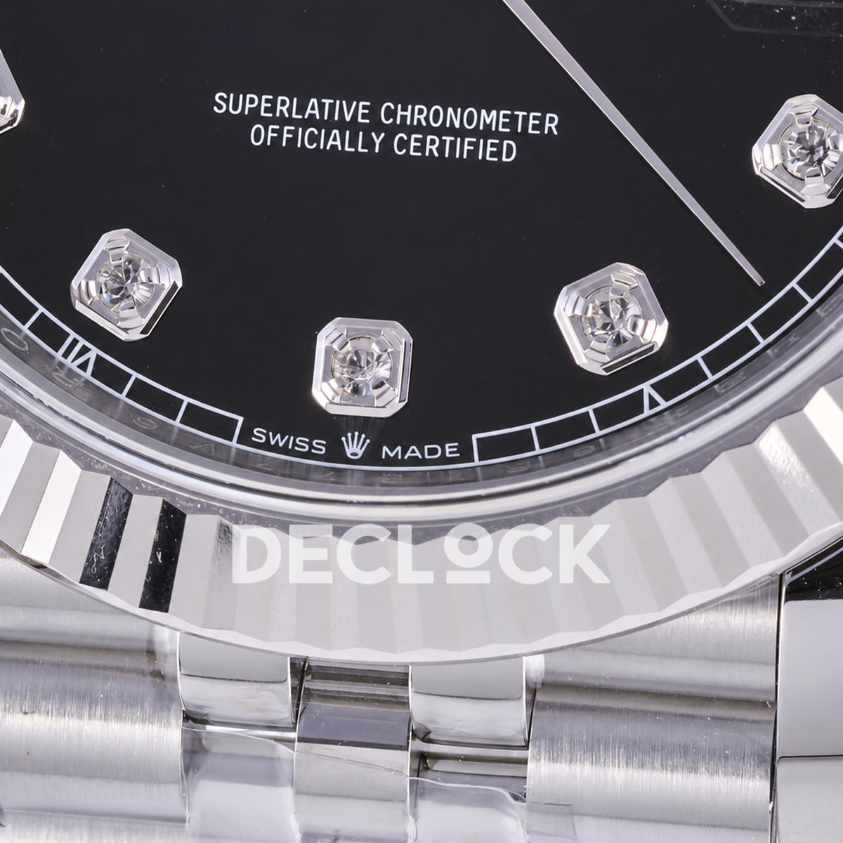 Rolex Datejust 41 126334 Black Diamond Dial Jubilee JF JH3235 Free Sprung