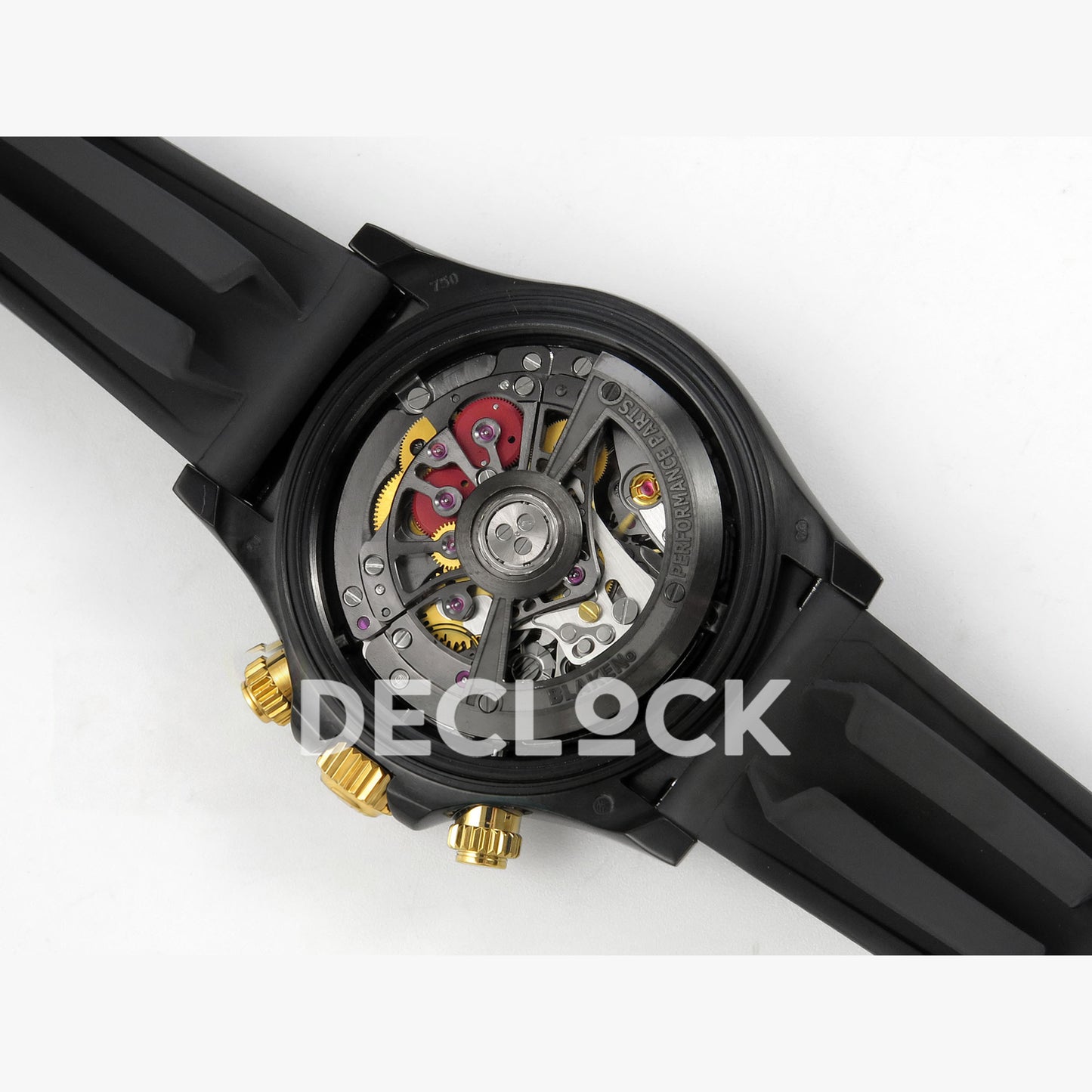 Rolex Daytona Blacken Ceramic Custom PVD SONIC Black Rubber SA4130