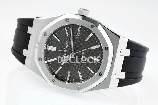 Replica Audemars Pigeut Royal Oak 15400 Best Edition SS/RU Grey Textured Dial APSF | Declock.