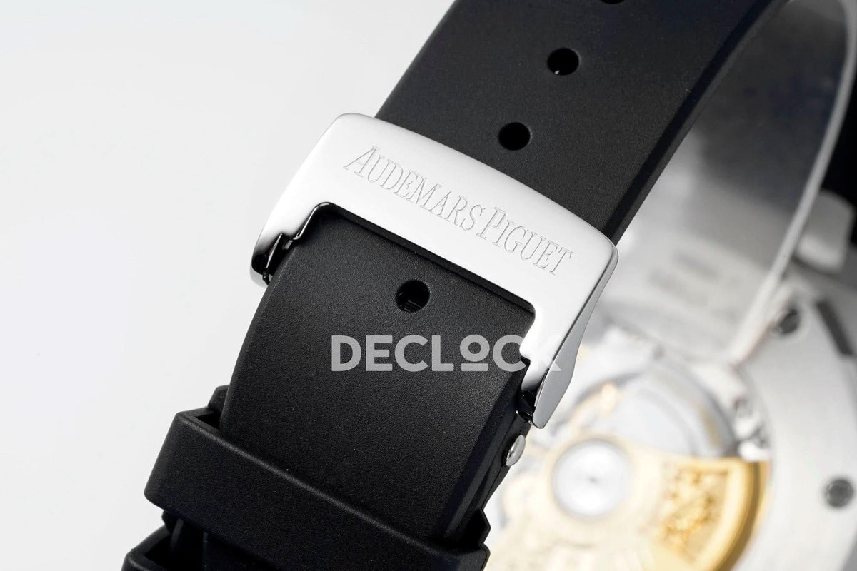 Replica Audemars Pigeut Royal Oak 15400 Best Edition SS/RU Grey Textured Dial APSF |  Declock.