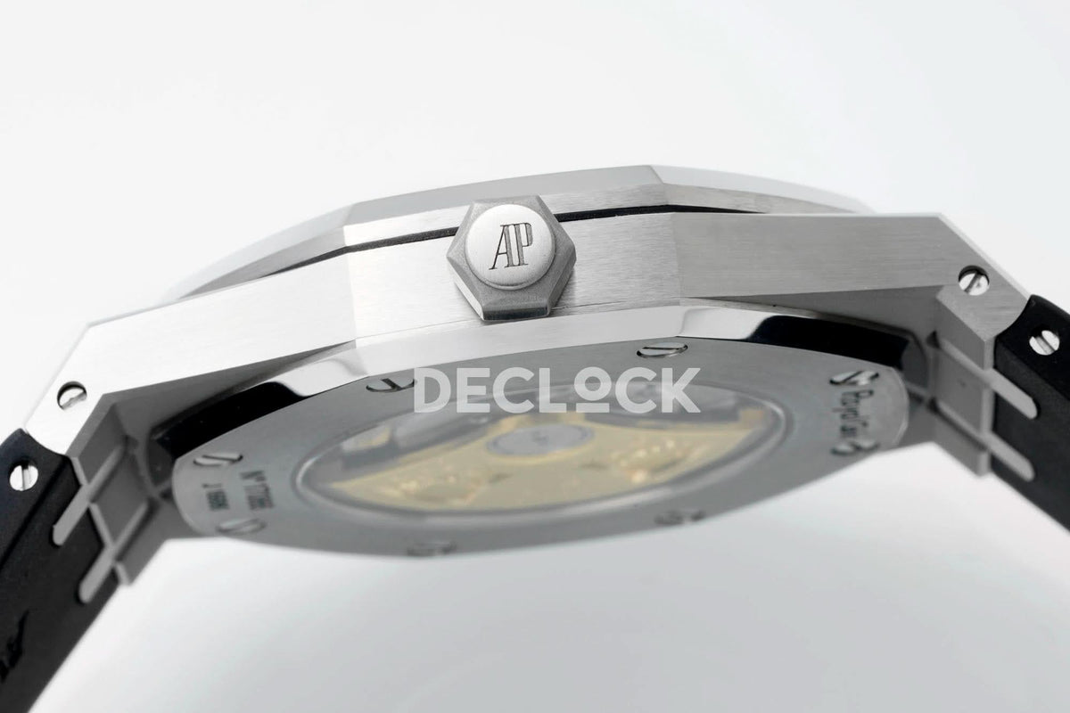 Replica Audemars Pigeut Royal Oak 15400 Best Edition SS/RU Grey Textured Dial APSF |  Declock.