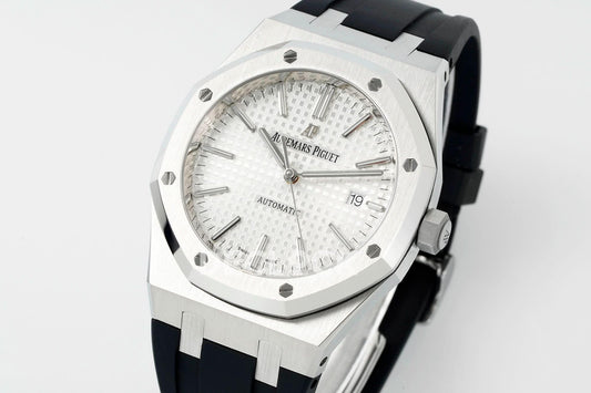 Replica Audemars Pigeut Royal Oak 15400 Best Edition SS/RU White Textured Dial APSF |  Declock.