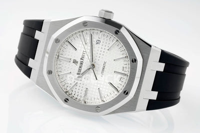 Royal Oak 15400 Best Edition SS/RU White Textured Dial APSF