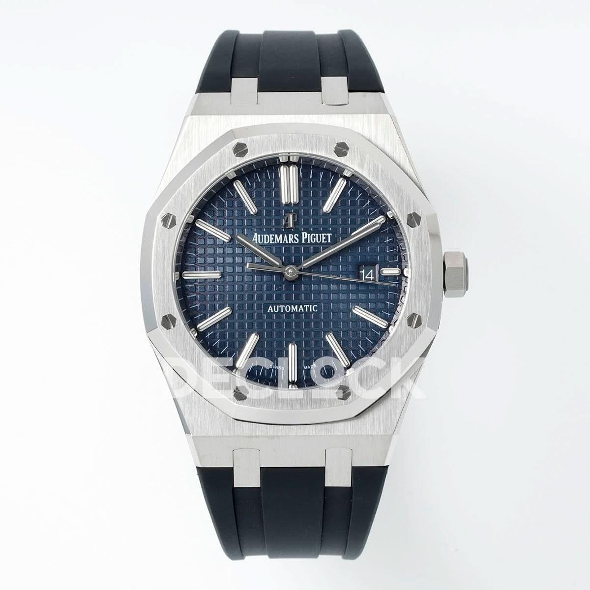 Replica Audemars Pigeut Royal Oak 15400 Best Edition SS/RU Blue Textured Dial APSF |  Declock.