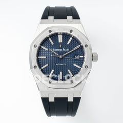 Royal Oak 15400 Best Edition SS/RU Blue Textured Dial APSF
