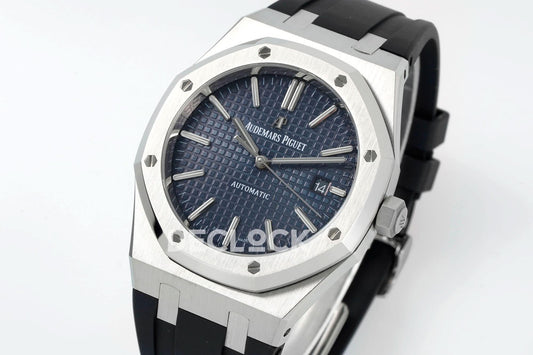 Replica Audemars Pigeut Royal Oak 15400 Best Edition SS/RU Blue Textured Dial APSF | Declock.