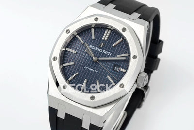 Royal Oak 15400 Best Edition SS/RU Blue Textured Dial APSF
