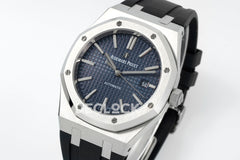 Royal Oak 15400 Best Edition SS/RU Blue Textured Dial APSF
