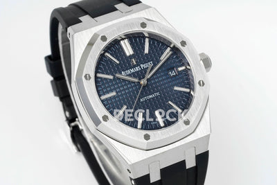 Royal Oak 15400 Best Edition SS/RU Blue Textured Dial APSF