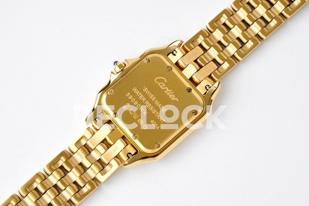 Replica Cartier Panthère 27mm BVF 1:1 Best Edition YG White Dial on YG Bracelet Ronda Quartz |  Declock.
