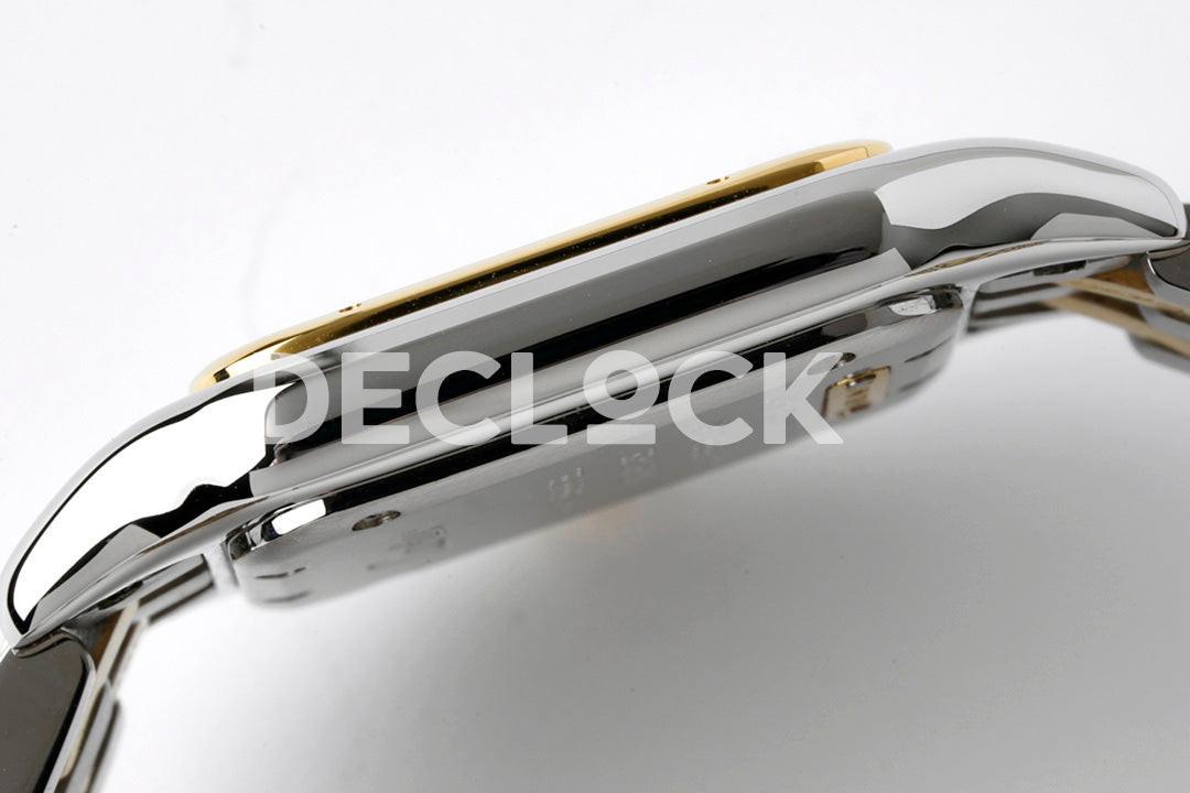 Replica Cartier Panthère Ladies 27mm YG/SS BVF 1:1 Best Edition White Dial on YG/SS Bracelet Ronda Quartz |  Declock.
