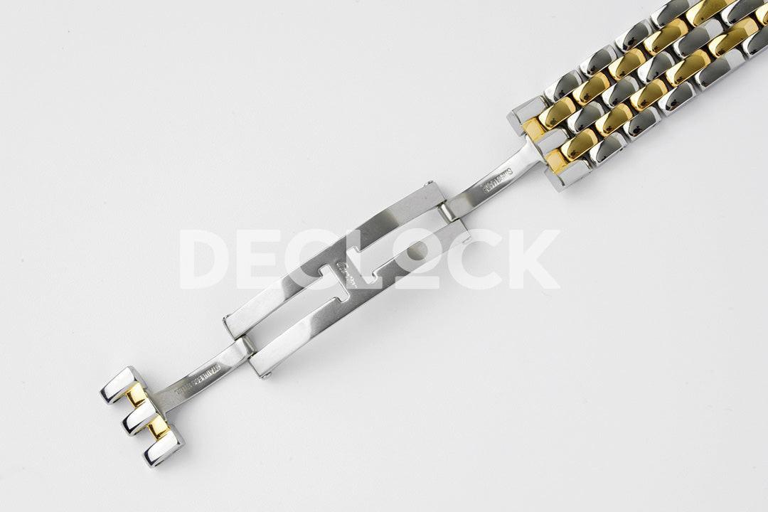 Replica Cartier Panthère Ladies 27mm YG/SS BVF 1:1 Best Edition White Dial on YG/SS Bracelet Ronda Quartz |  Declock.
