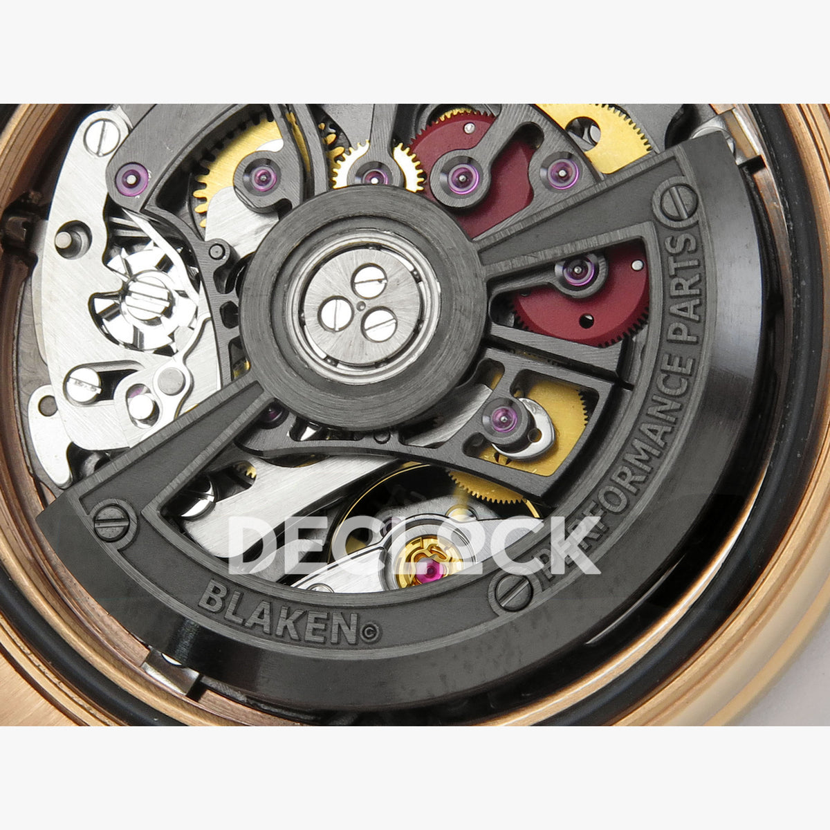 Rolex Daytona Arolla Challenge Blaken Custom Rainbow Diamond Bezel SONIC Skeleton Dial RG Bracelet Super Clone SA4130