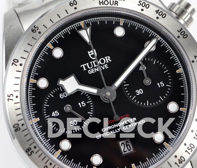Replica Tudor Heritage Black Bay Chronograph 79350 |  Declock.
