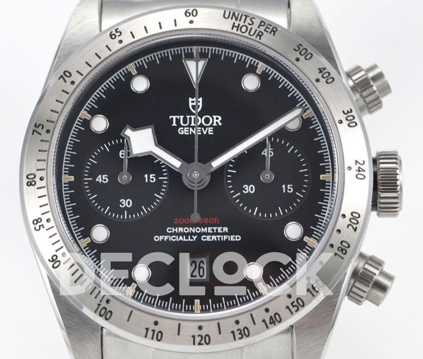 Replica Tudor Heritage Black Bay Chronograph 79350 |  Declock.