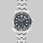 Seamaster Diver 300M SS Black Ceramic Bezel Black Dial on SS Bracelet