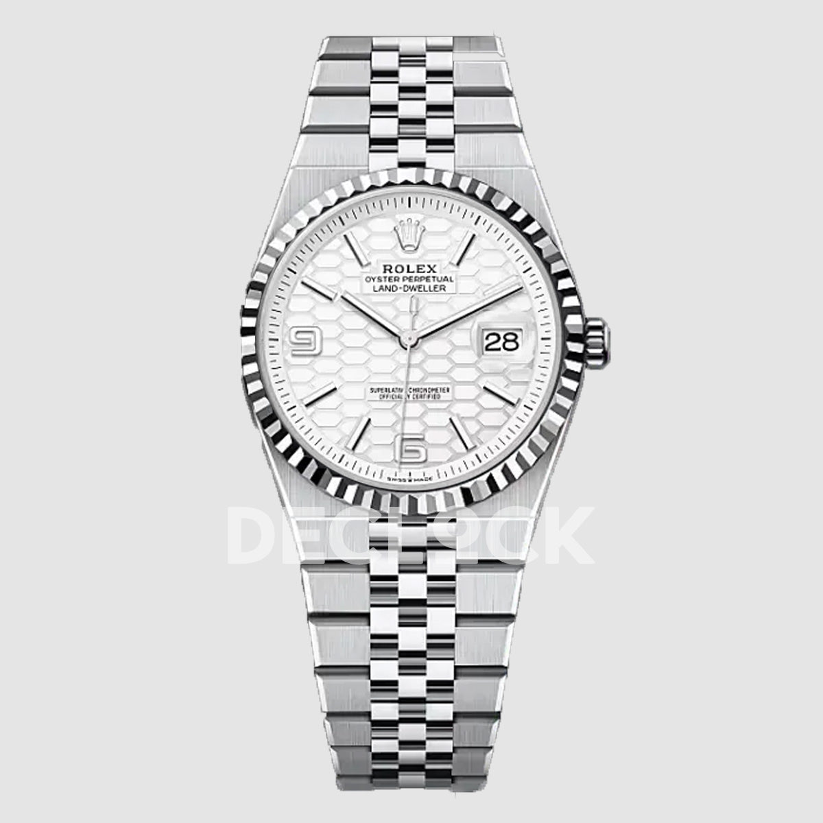 Land-Dweller 40mm 127334 WG in White Dial