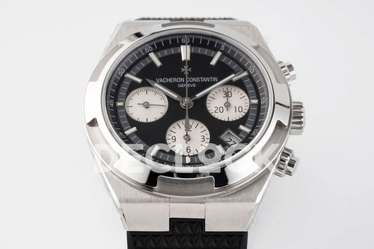 Replica Vacheron Constantin Overseas 5520V WG Black Dial On Black Rubber Strap | Declock.