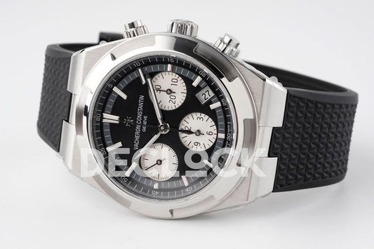 Replica Vacheron Constantin Overseas 5520V WG Black Dial On Black Rubber Strap | Declock.