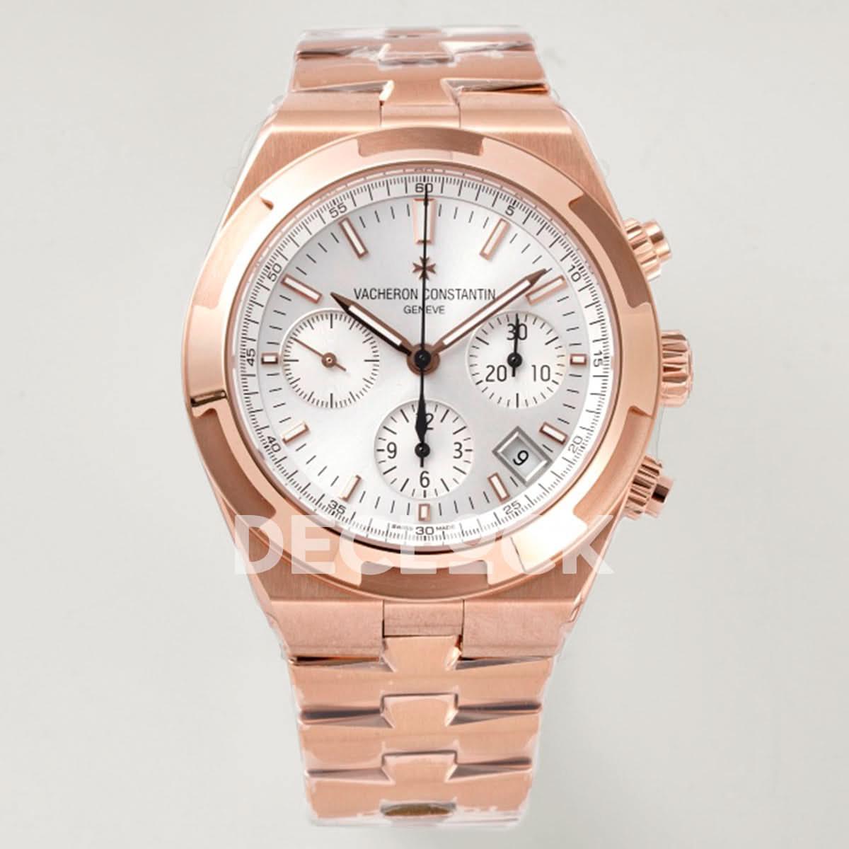 Replica Vacheron Constantin Overseas 5520V RG White Dial On RG |  Declock.