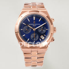 Overseas 5520V RG Blue Dial On RG