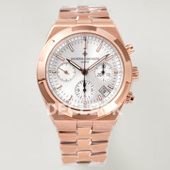 Overseas 5520V RG White Dial On RG