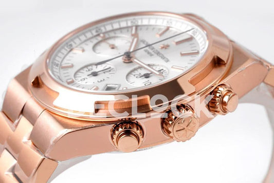 Replica Vacheron Constantin Overseas 5520V RG White Dial On RG | Declock.