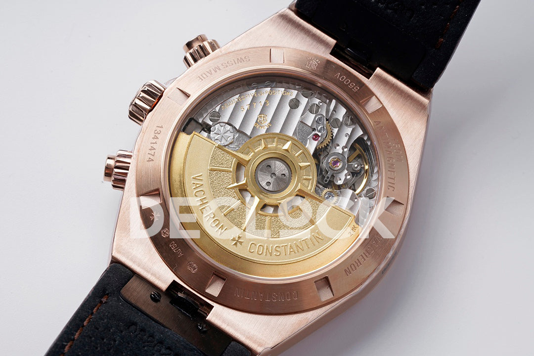 Overseas 5520V RG Blue Dial On RG