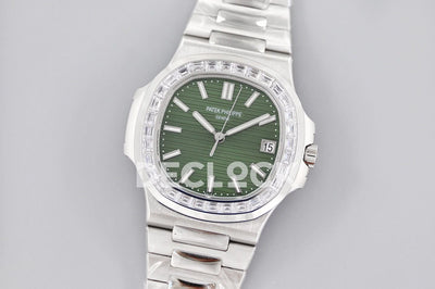 Nautilus 5711/1A Green Dial Diamond Bezel