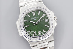 Nautilus 5711/1A Green Dial Diamond Bezel