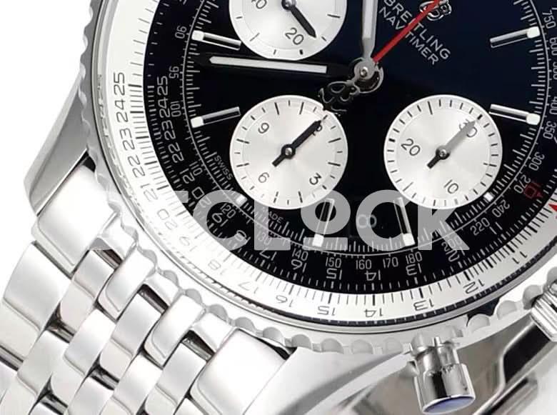 Replica Breitling Navitimer 01 Chronograph Black Dial Ref: AB0121211B1A1 |  Declock.